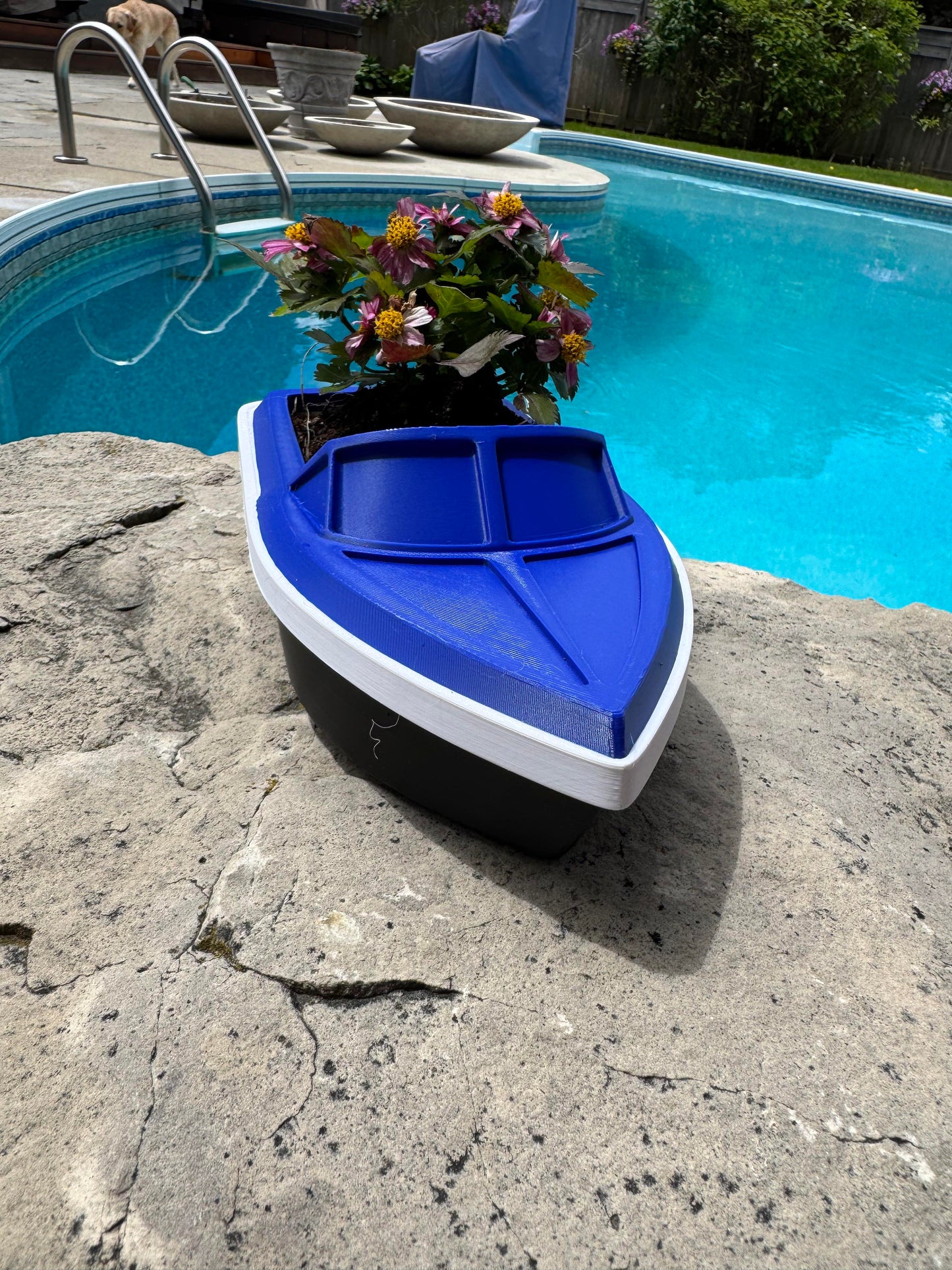 Classic Speedboat Planter | Decorative Basket