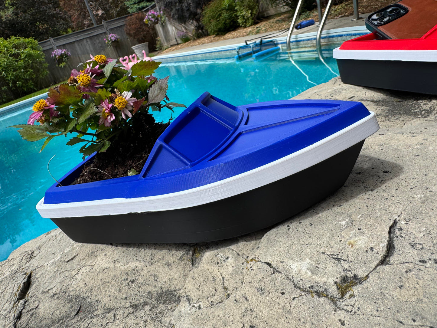 Classic Speedboat Planter | Decorative Basket