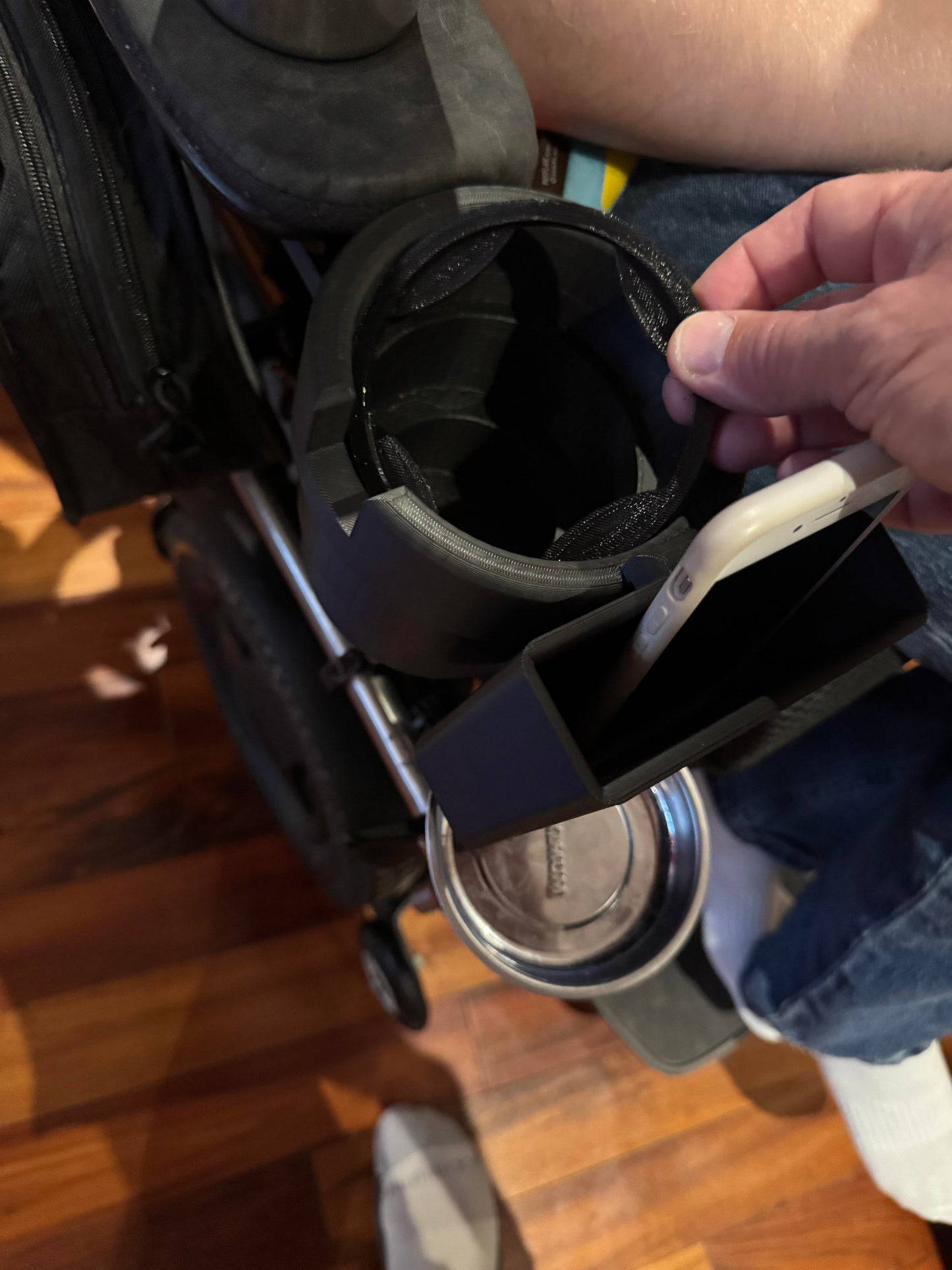 Cup Holder for Permobil Power Wheelchair with Phone Holder