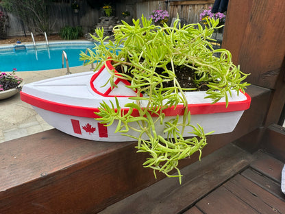 Classic Speedboat Planter | Decorative Basket