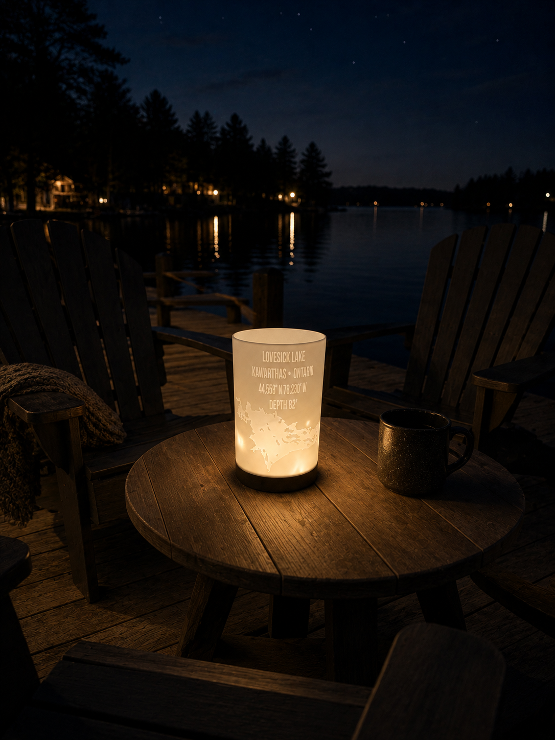 Custom Lake Lamp