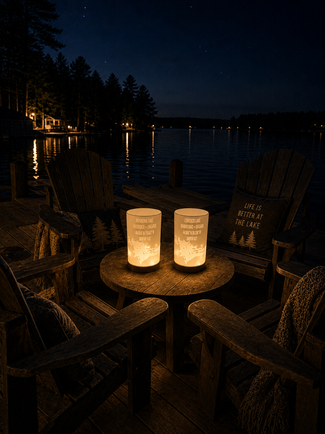 Custom Lake Lamp