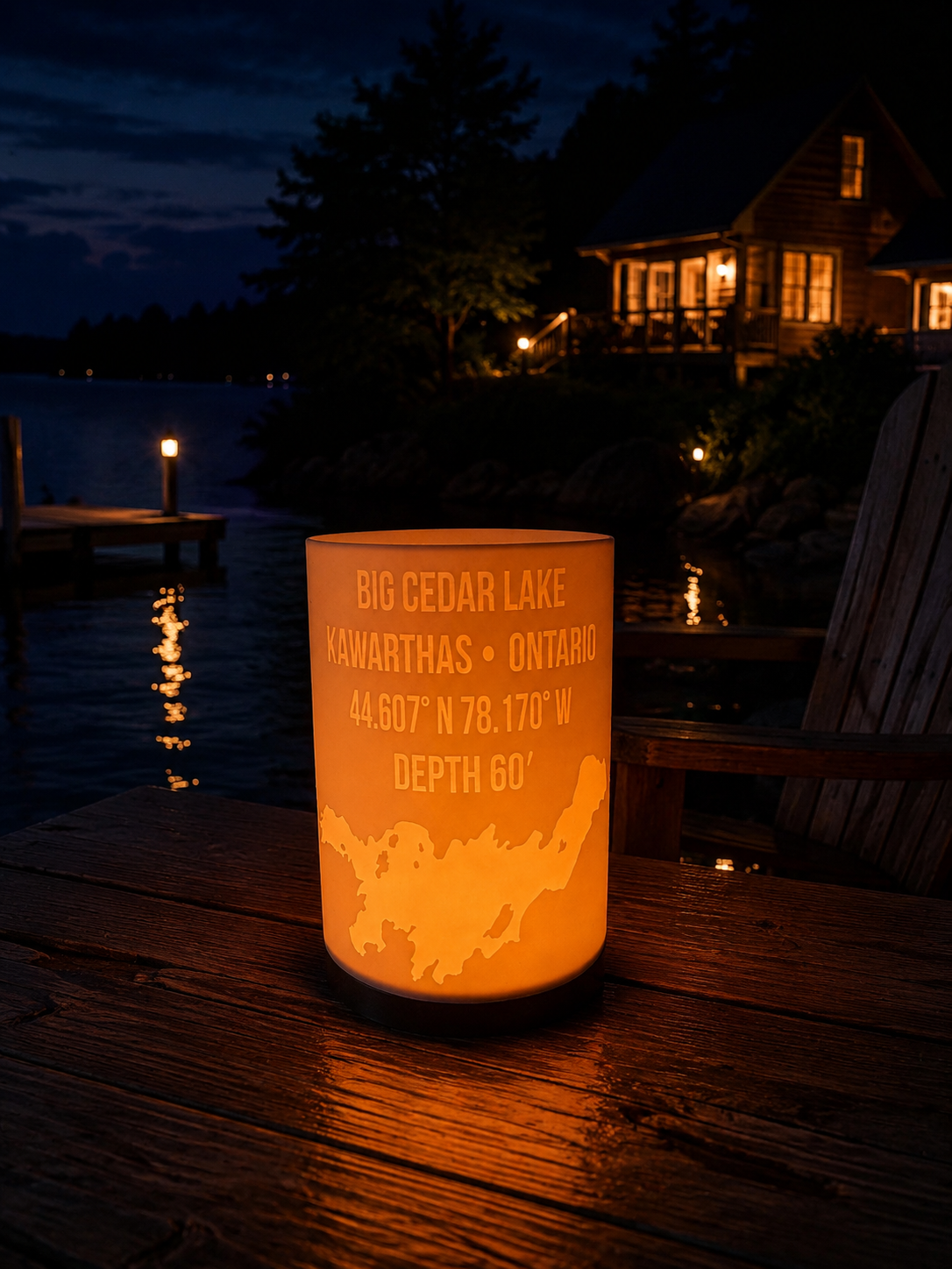 Custom Lake Lamp